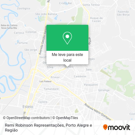 Remi Robinson Representações mapa