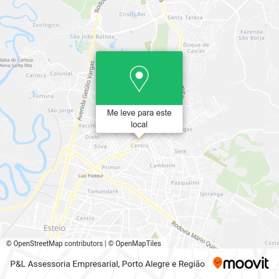 P&L Assessoria Empresarial mapa