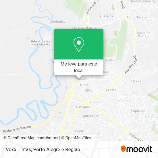 Voxx Tintas mapa