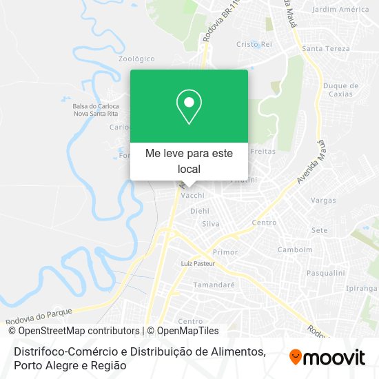 Distrifoco-Comércio e Distribuição de Alimentos mapa