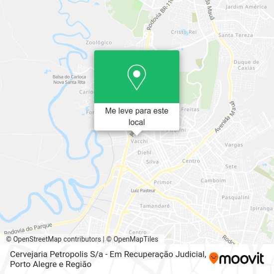 Cervejaria Petropolis S / a - Em Recuperação Judicial mapa
