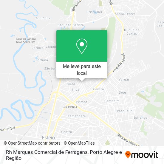 Rh Marques Comercial de Ferragens mapa