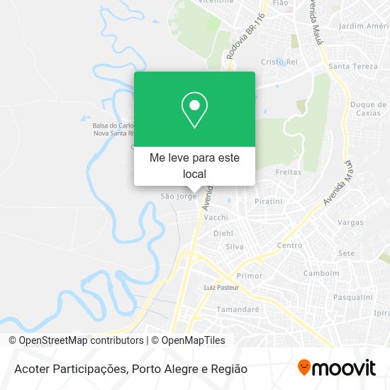 Acoter Participações mapa
