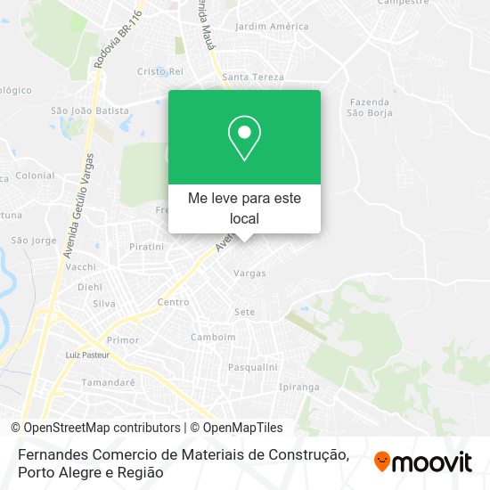 Fernandes Comercio de Materiais de Construção mapa