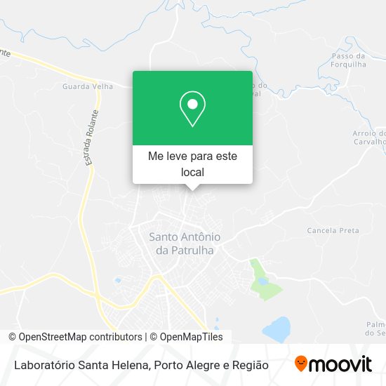 Laboratório Santa Helena mapa