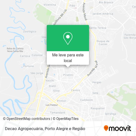 Decao Agropecuária mapa