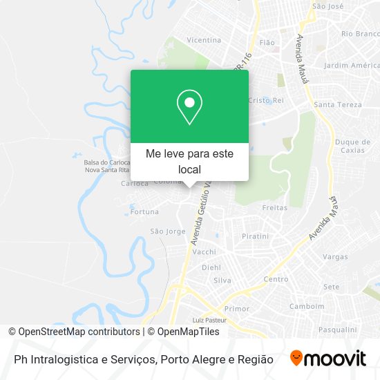 Ph Intralogistica e Serviços mapa