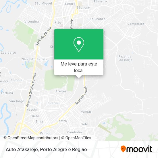 Auto Atakarejo mapa