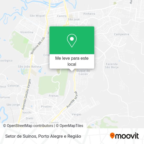 Setor de Suínos mapa