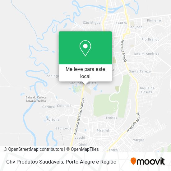 Chv Produtos Saudáveis mapa