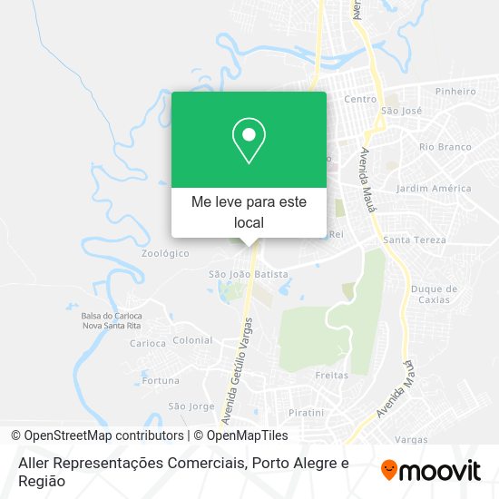 Aller Representações Comerciais mapa