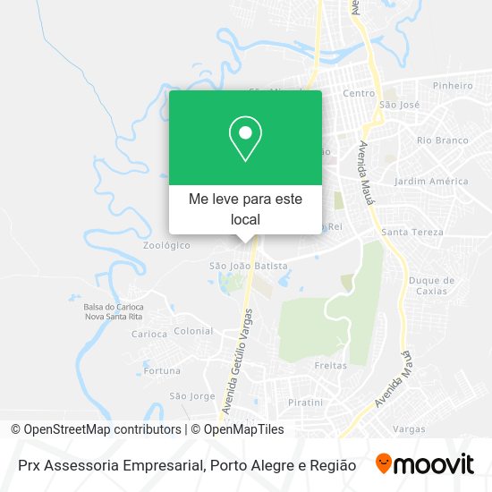 Prx Assessoria Empresarial mapa