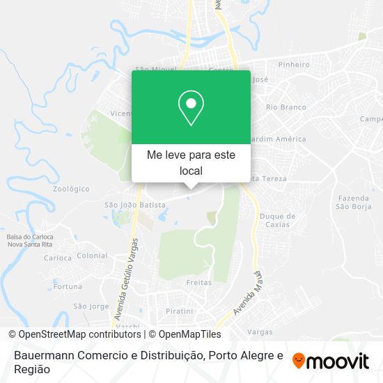 Bauermann Comercio e Distribuição mapa