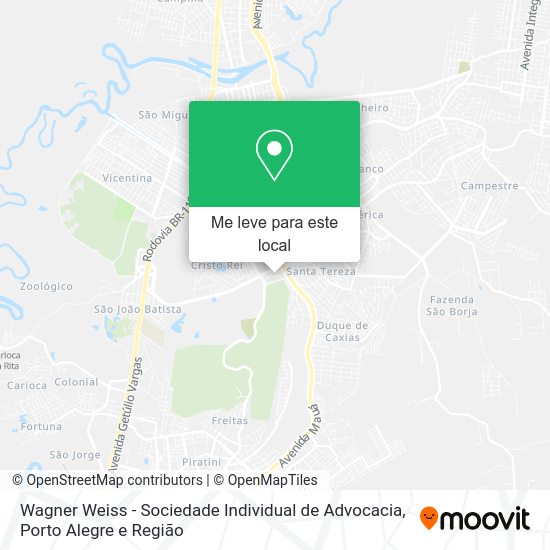 Wagner Weiss - Sociedade Individual de Advocacia mapa