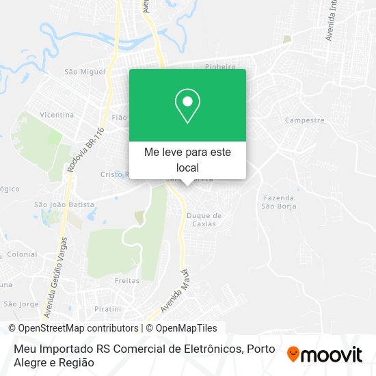 Meu Importado RS Comercial de Eletrônicos mapa
