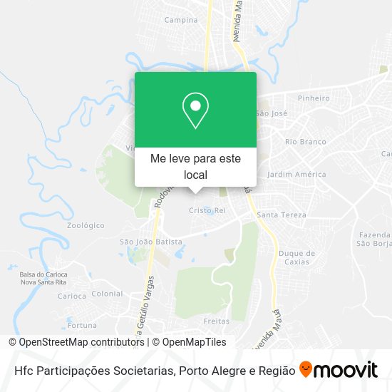 Hfc Participações Societarias mapa