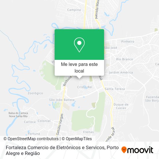 Fortaleza Comercio de Eletrônicos e Servicos mapa