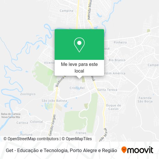 Get - Educação e Tecnologia mapa