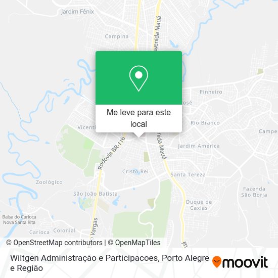 Wiltgen Administração e Participacoes mapa