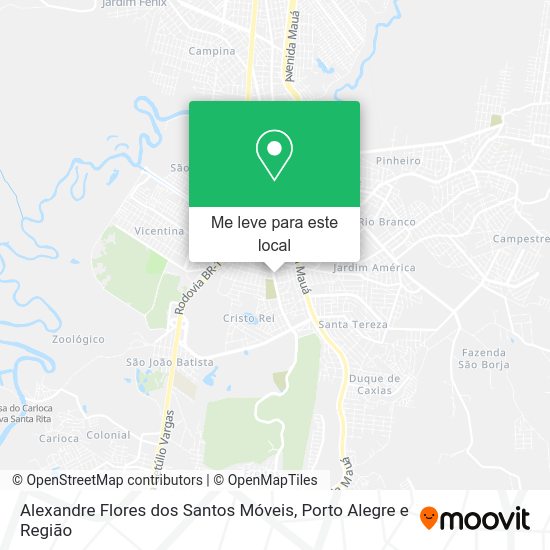 Alexandre Flores dos Santos Móveis mapa