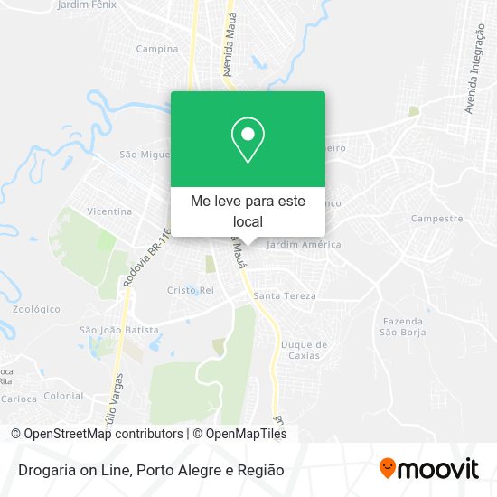 Drogaria on Line mapa