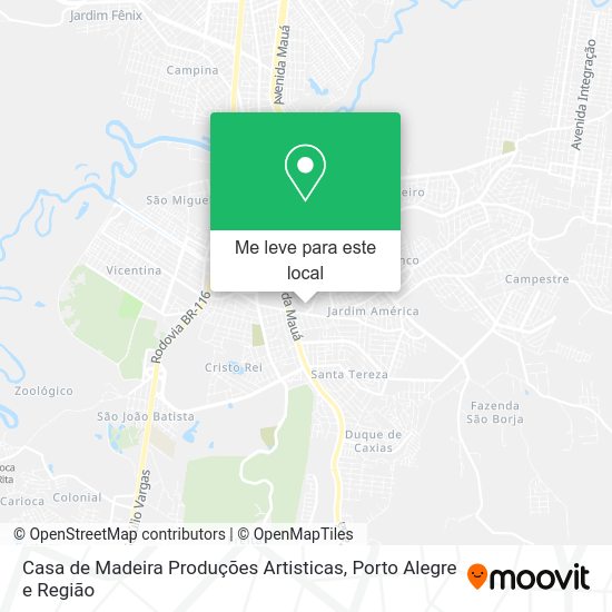 Casa de Madeira Produções Artisticas mapa