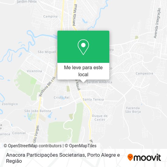 Anacora Participações Societarias mapa