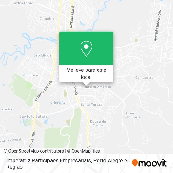 Imperatriz Participaes Empresariais mapa