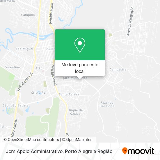 Jcm Apoio Administrativo mapa