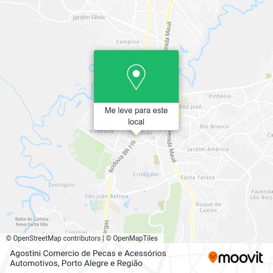 Agostini Comercio de Pecas e Acessórios Automotivos mapa