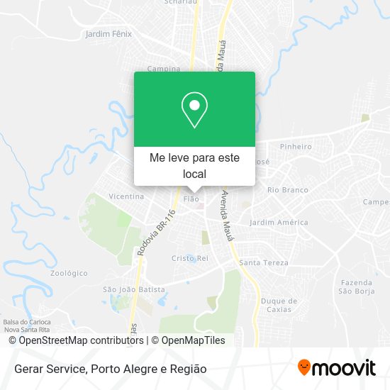 Gerar Service mapa