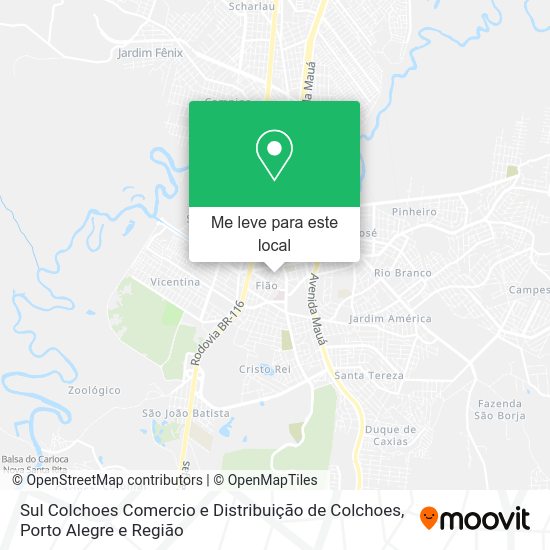 Sul Colchoes Comercio e Distribuição de Colchoes mapa