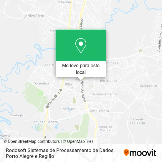 Rodosoft Sistemas de Processamento de Dados mapa