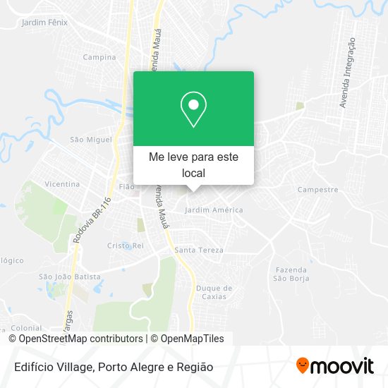 Edifício Village mapa