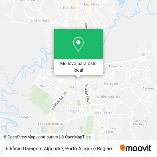 Edifício Garagem Alpendre mapa