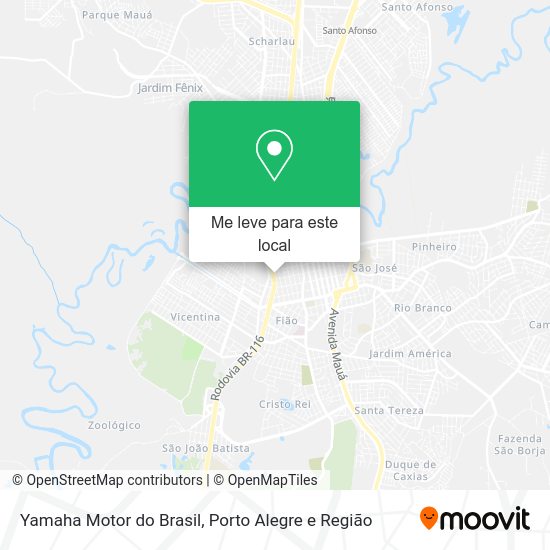 Yamaha Motor do Brasil mapa