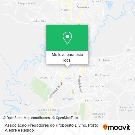 Associacao Pregadores do Propósito Divino mapa