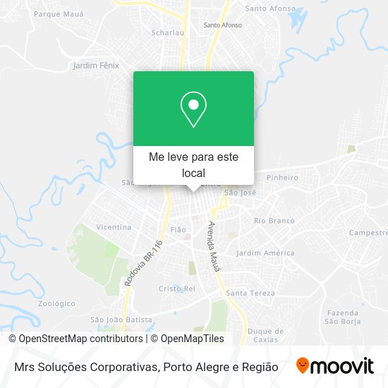 Mrs Soluções Corporativas mapa