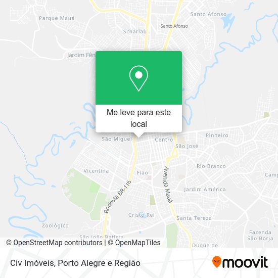 Civ Imóveis mapa