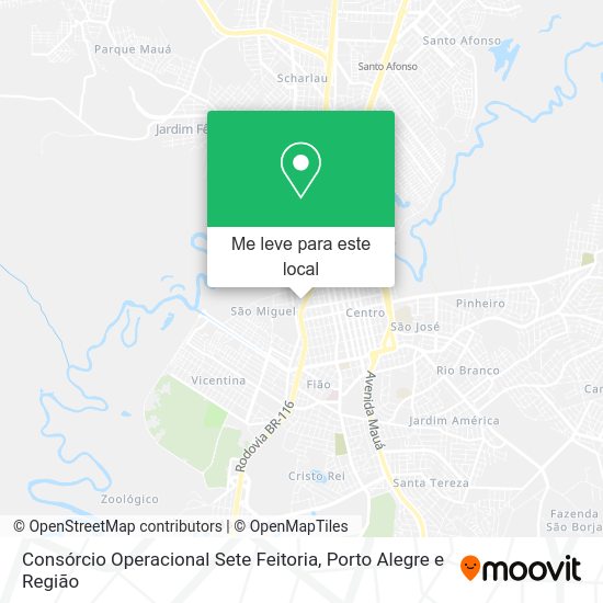 Consórcio Operacional Sete Feitoria mapa