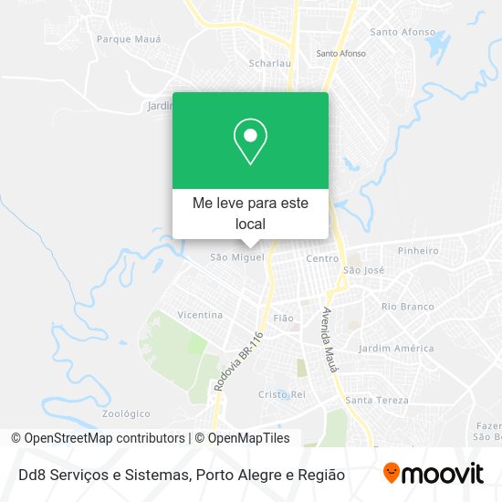 Dd8 Serviços e Sistemas mapa