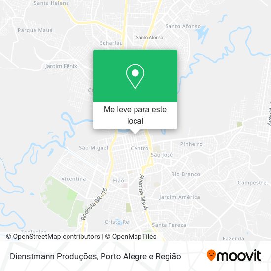 Dienstmann Produções mapa