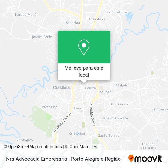 Nra Advocacia Empresarial mapa