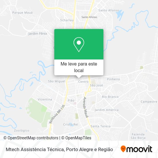 Mtech Assistência Técnica mapa