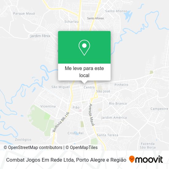 Combat Jogos Em Rede Ltda mapa