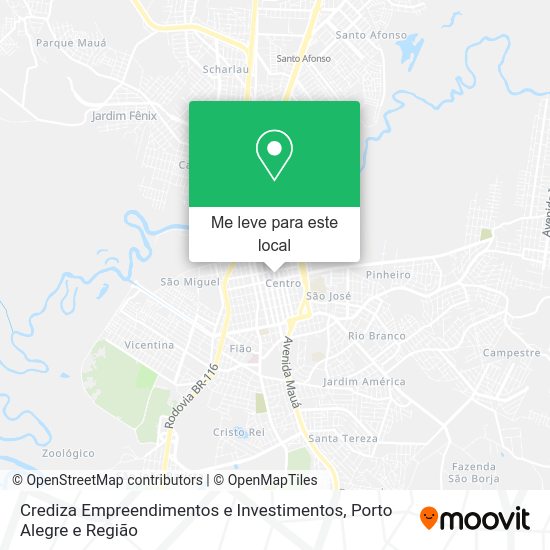 Crediza Empreendimentos e Investimentos mapa