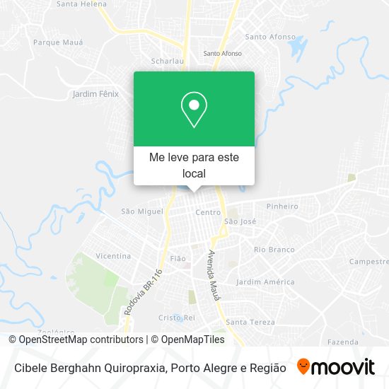 Cibele Berghahn Quiropraxia mapa