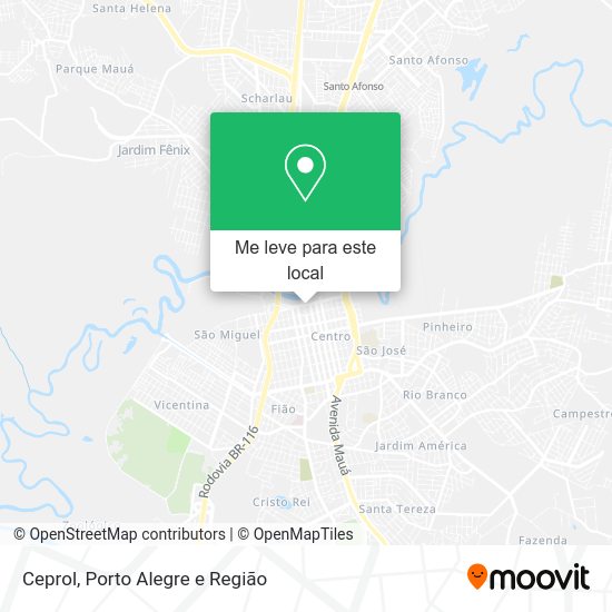 Ceprol mapa