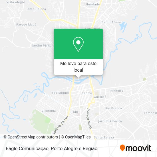 Eagle Comunicação mapa