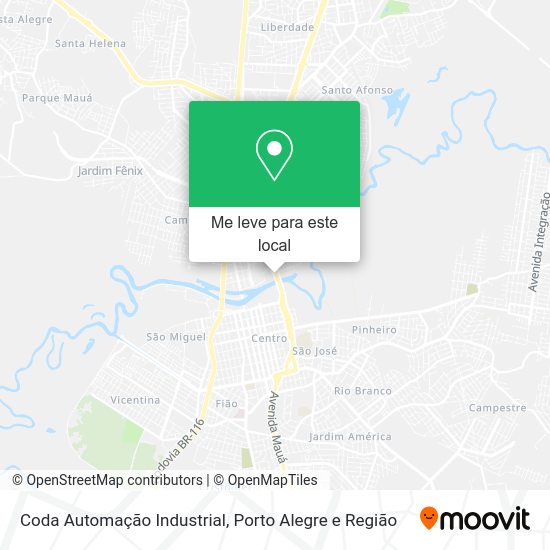 Coda Automação Industrial mapa